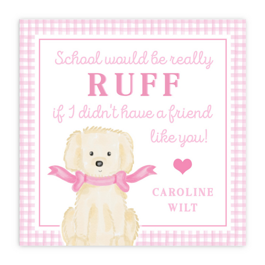 Puppy Valentine (Pink)