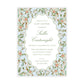 Winter Chinoiserie Baby Shower Invitations - Blue