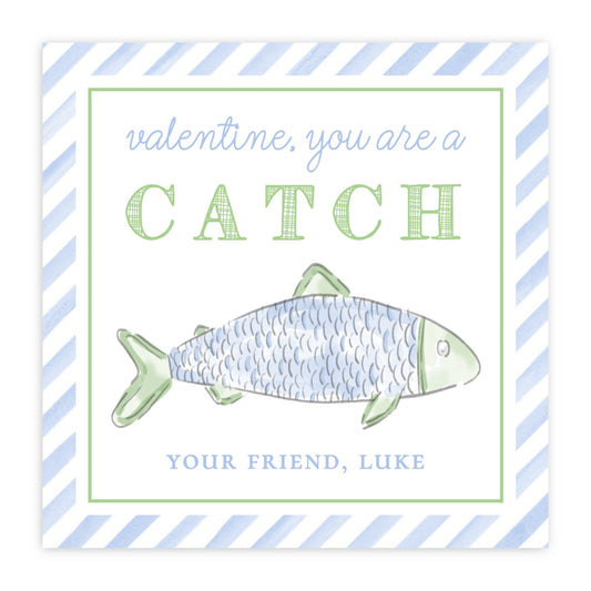 Fish Valentine (Blue)