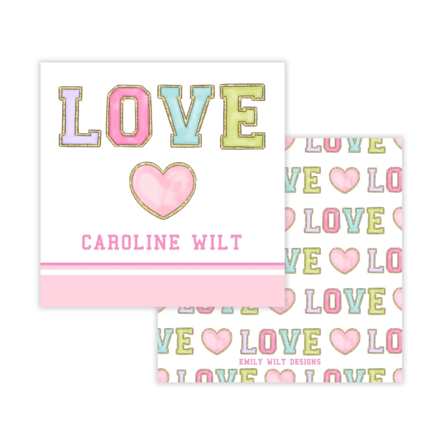 Patch Letter Valentine (LOVE)