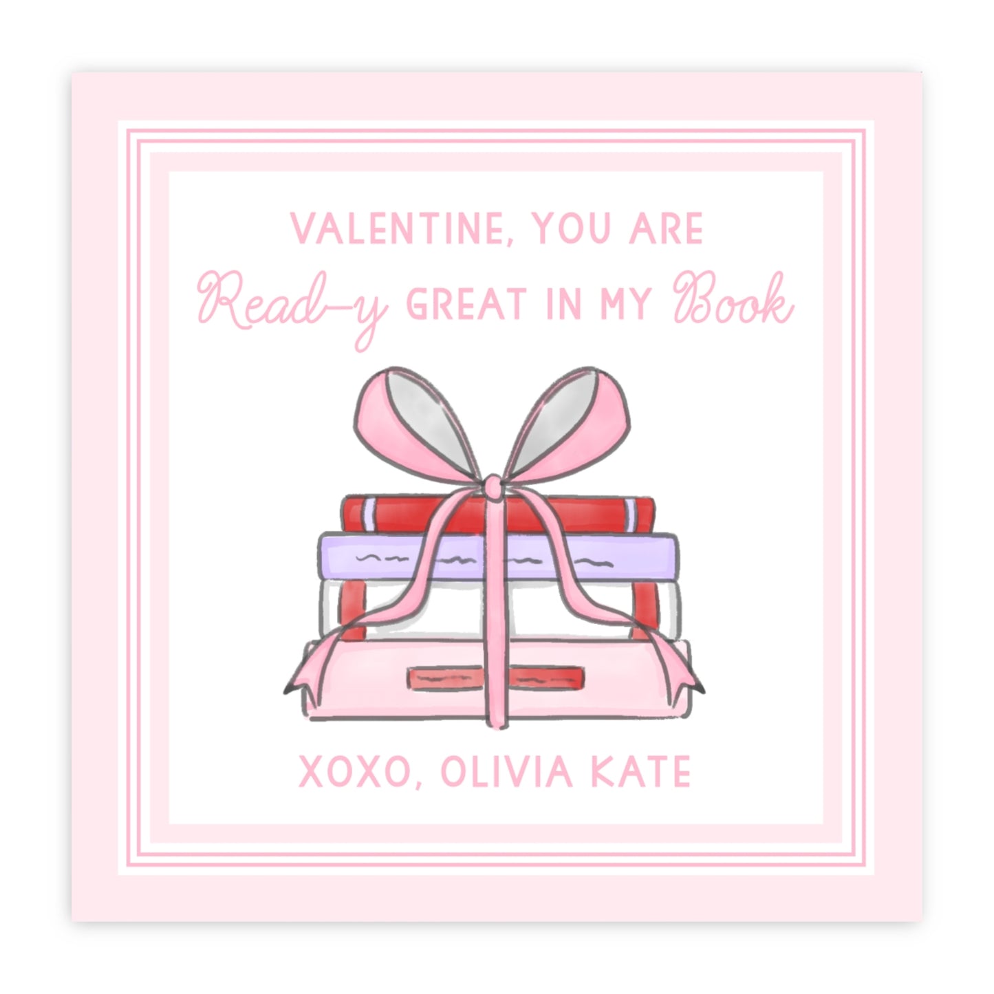 Book Valentine (Pink)