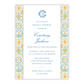 Mediterranean Tile Bridal Shower Invitations