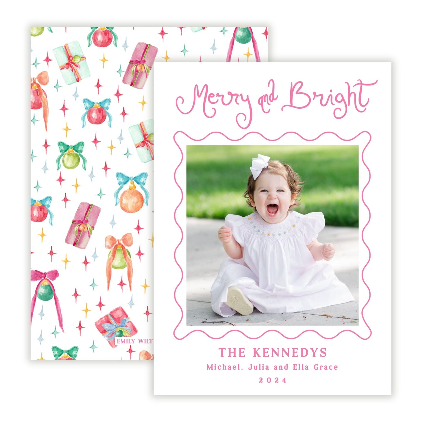 Christmas Photo Card - Whimsical Wonder (Portrait)