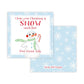 Kids Christmas Gift Tag - Snow Much Fun (Blue)