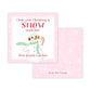 Kids Christmas Gift Tag - Snow Much Fun (Pink)