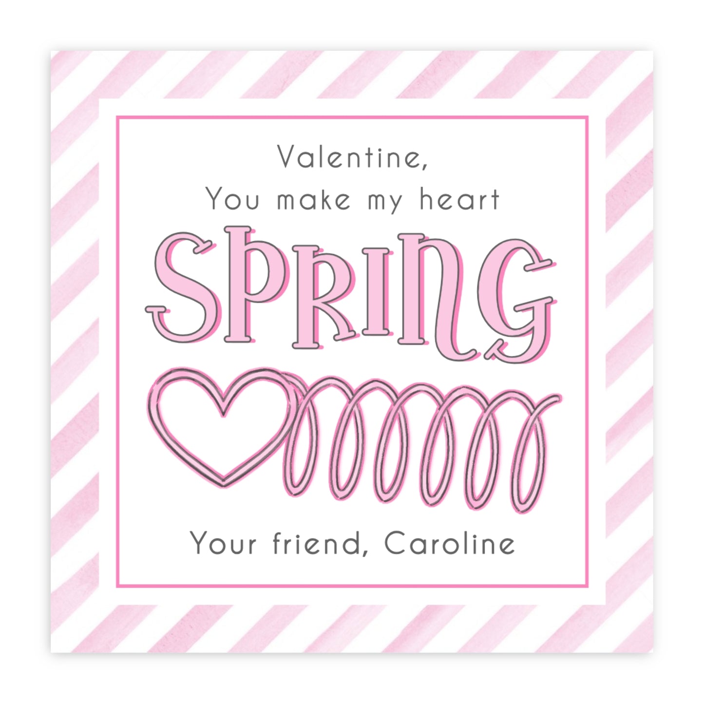 Spring Valentine (Pink)