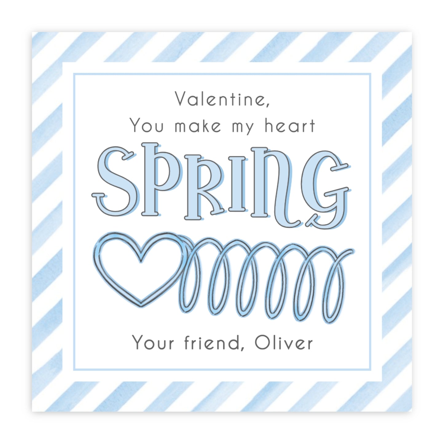 Spring Valentine (Blue)