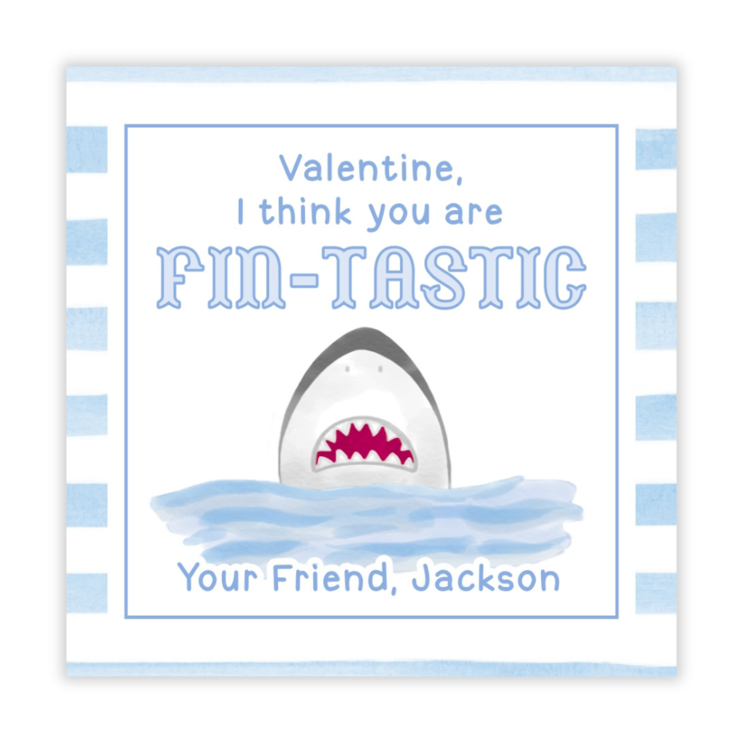 Shark Valentine (Blue)