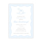 Rocking Horse Baby Shower Invitations - Blue