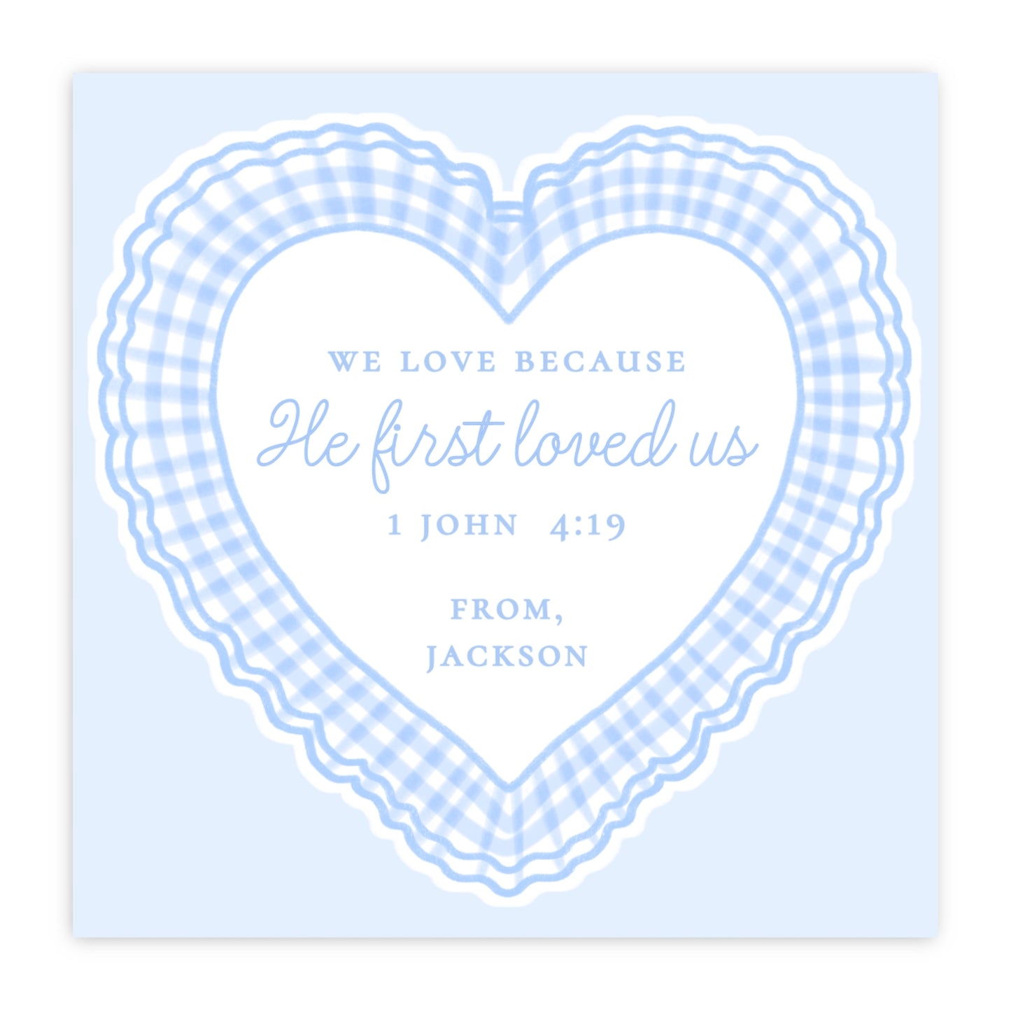 Scripture Valentine (Blue)