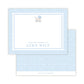 Personalized Baby Carriage Stationery (Blue)