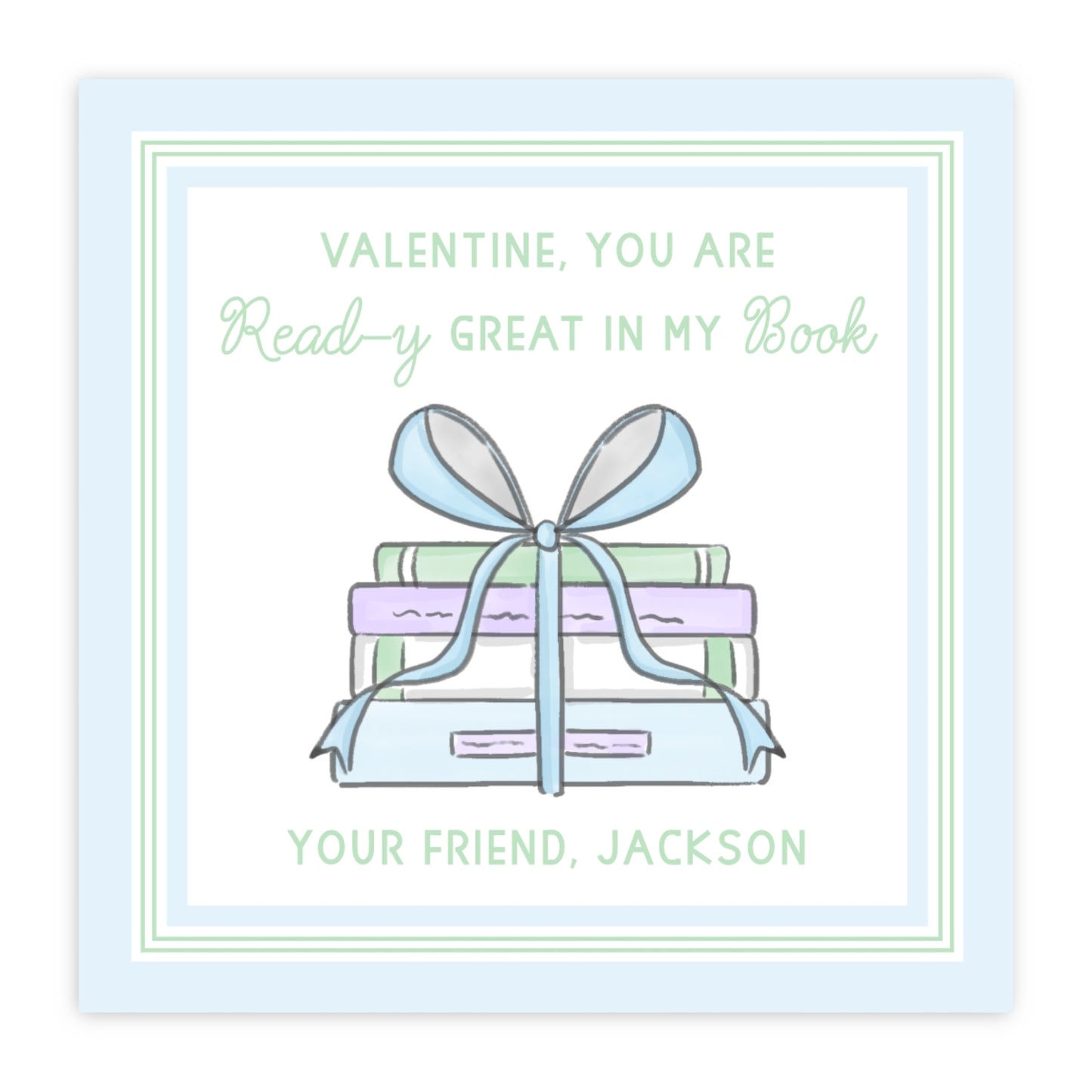 Book Valentine (Blue)