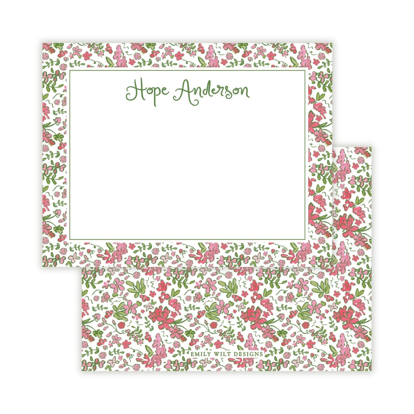 Secret Garden Personalized Note Cards