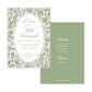 Winter Chinoiserie Baby Shower Invitations - Blue