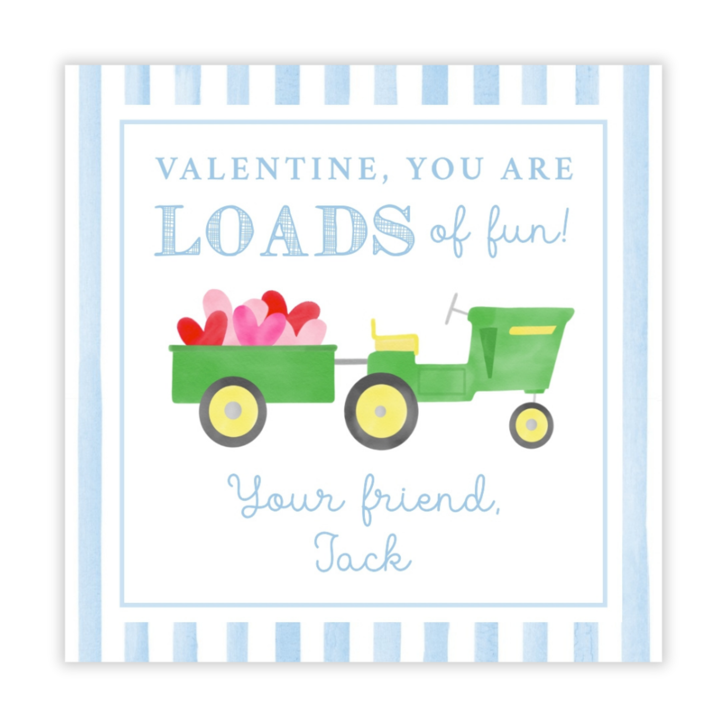 Tractor Valentine