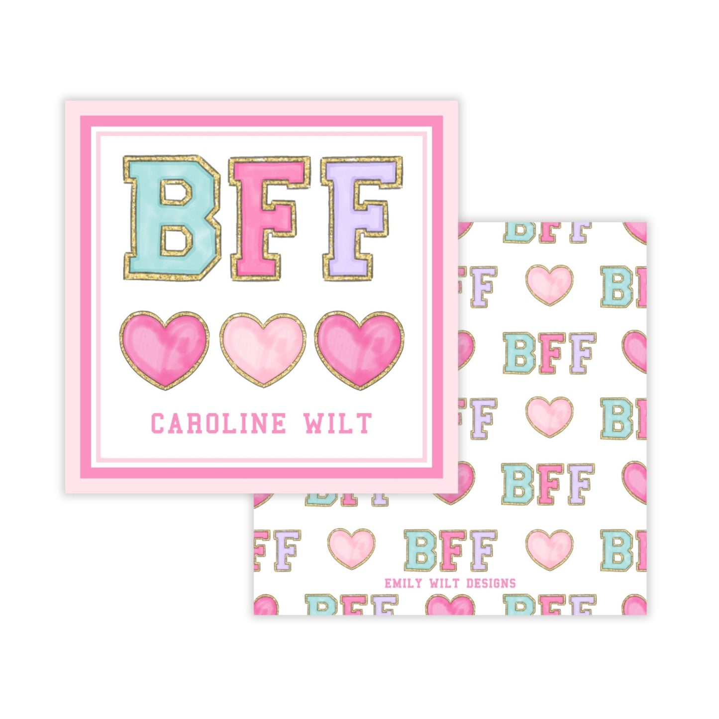 Patch Letter Valentine (BFF)