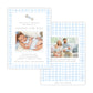 Birth Announcement Photo Card - Rattle, Blue