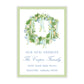 Christmas New Address Enclosure Card - Luxe Noël (Wreath)