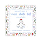 Kids Christmas Gift Tag - Snowman Doh