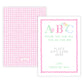 PRINTABLE Teacher Gift Card Holder - ABC, Pink