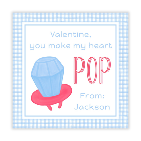 Gem Pop Valentine (Blue)