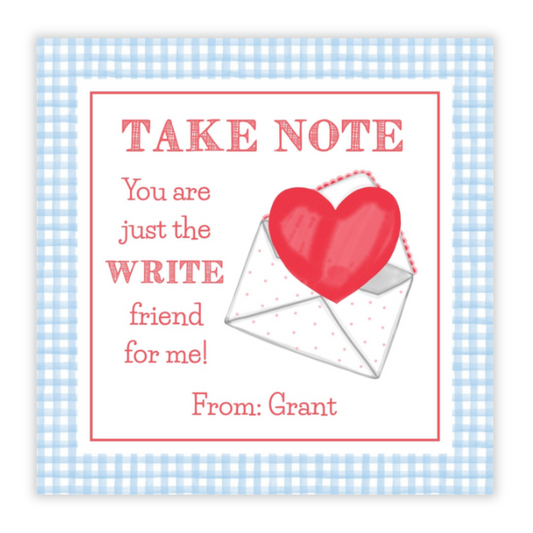 Notepad Valentine (Blue)