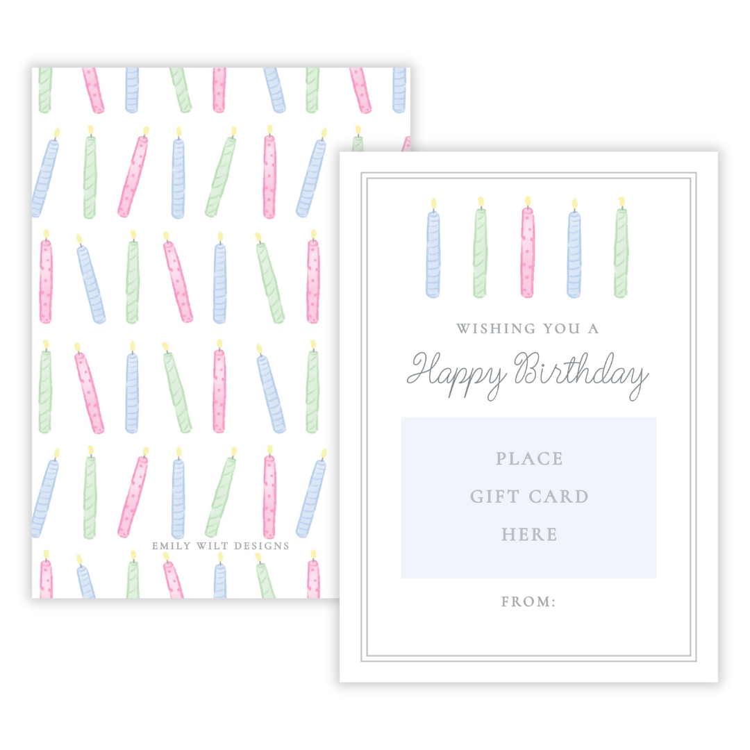 Gift Card Holder - Happy Birthday