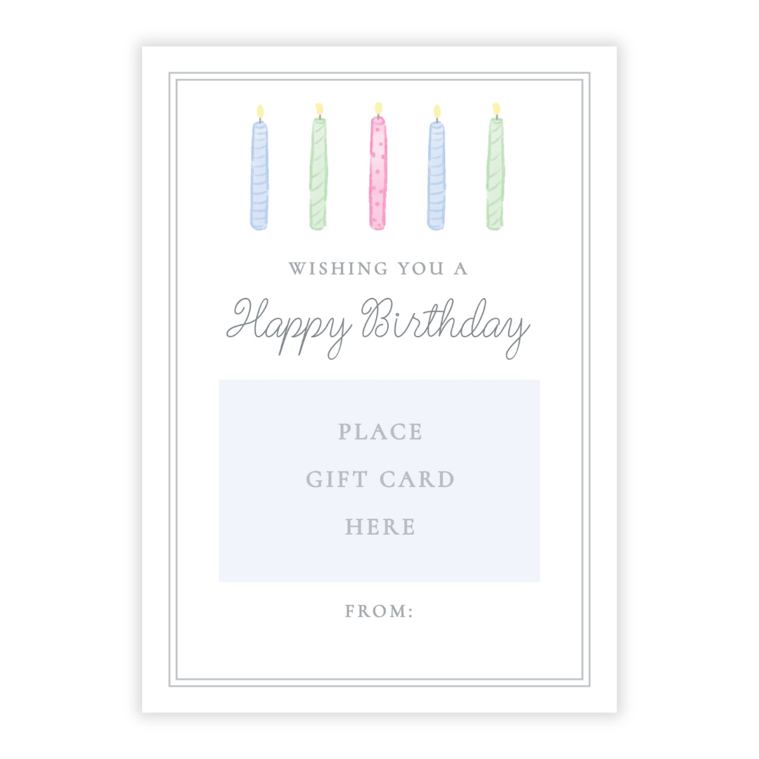 Gift Card Holder - Happy Birthday