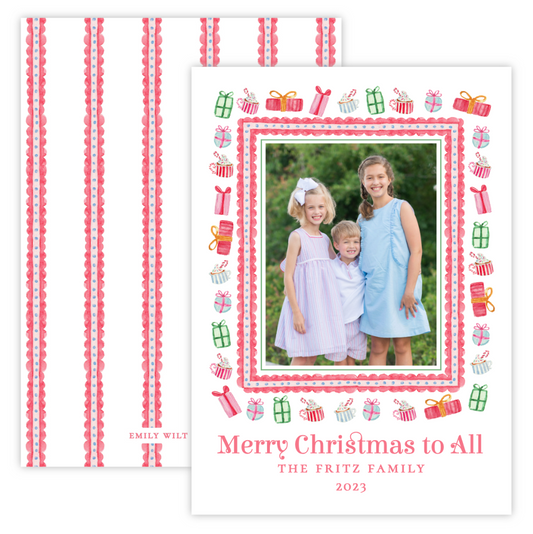 Christmas Photo Card - Polar Express (Portrait)