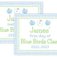 PRINTABLE First and Last Day of School Sign - Blue Apples