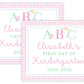 PRINTABLE First and Last Day of School Sign - ABC (Pink)