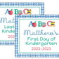 PRINTABLE First and Last Day of School Sign - ABC (Blue)