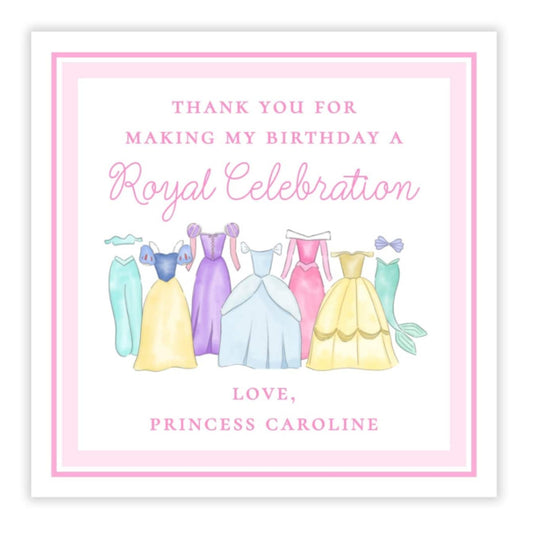 Princess Birthday Party Favor Tags