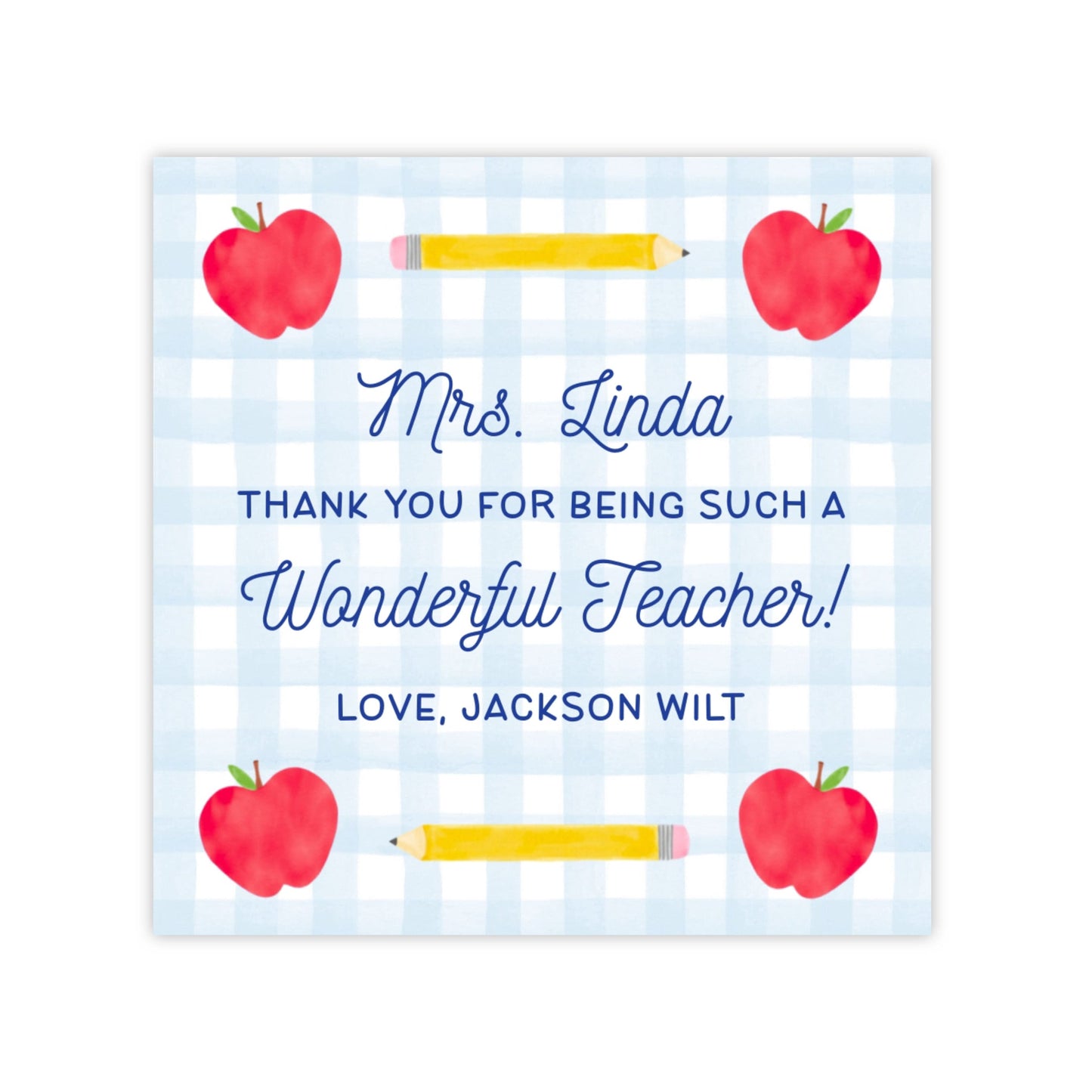 PRINTABLE Teacher Appreciation Gift Tag