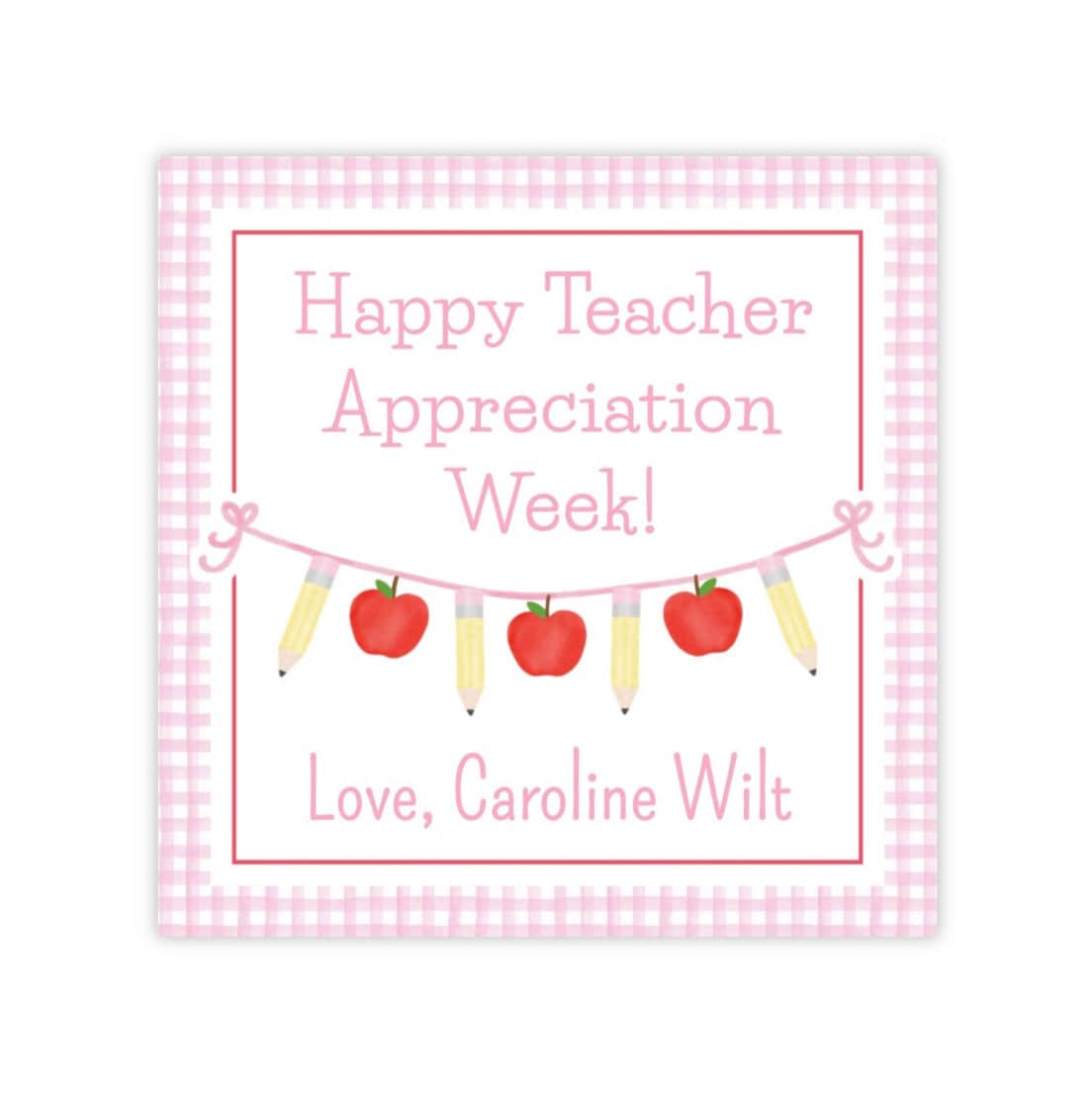 PRINTABLE Teacher Appreciation Gift Tag