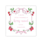 PRINTABLE End of School Gift Tag Template - Strawberry Crest