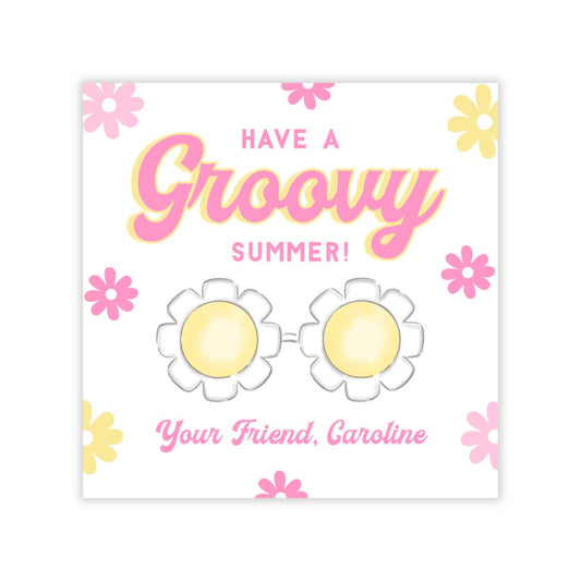 PRINTABLE End of School Gift Tag Template - Groovy Summer