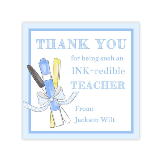 PRINTABLE Teacher Appreciation Gift Tag