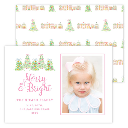 Christmas Photo Card - North Pole (Portrait Photo)